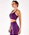 TOP ALTO GIRO BODYTEX ALCINHA DUPLA FACE ROXO GRAPE - Imagem 2