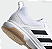Tênis Adidas Indoor Ligra 7 M Branco e Preto - Imagem 7