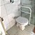 Barra De Apoio Lado Esquerdo Para Banheiro Em Aço Para Idosos - Branco - Imagem 5