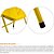 Cadeira Dobrável Happy Hour - Amarela - Imagem 3