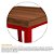 Kit 2 Bancos Nova York - Vermelho/Villandry - Imagem 4