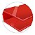 Mesa de Cabeceira Suspensa Adria - Vermelho - Imagem 4