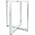 Base De Mesa Bolton 60cm X 60cm - Branco - Imagem 1