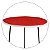 Capa Para Mesa De Canto Dax - Vermelho - Imagem 3