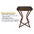 Mesa de Canto Lateral Alta Quadrada para Sala Austria - Cobre/Villandry - Imagem 6