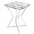 Mesa de Canto Lateral Alta Quadrada para Sala Austria - Branco/Vulcano - Imagem 1