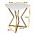 Mesa de Canto Austria - Dourado/Branco - Imagem 3