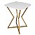 Mesa de Canto Austria - Dourado/Branco - Imagem 1