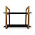 Prateleira Milazzo 25 cm - Dourado/Preto - Imagem 3