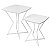 Conjunto Mesa Auxiliar Lateral Para Sala Quarto Austria - Imagem 1