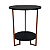 Mesa De Canto Bélgica Lateral Decorativa Estilo Industrial - Imagem 9