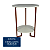 Mesa De Canto Bélgica Lateral Decorativa Estilo Industrial - Imagem 3