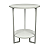 Mesa De Canto Bélgica Lateral Decorativa Estilo Industrial - Imagem 11