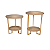 Conjunto Mesa De Canto Bélgica Lateral Decorativa Estilo Industrial - Imagem 10