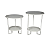 Conjunto Mesa De Canto Bélgica Lateral Decorativa Estilo Industrial - Imagem 8