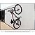 Suporte Gancho de Parede Para Bicicleta - Preto - Imagem 2
