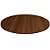 Tampo de Mesa de Jantar em Mdf Redondo 80cm X 15mm na Cor Villandry - Imagem 4