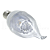 Lâmpada LED Vela Cristal Chama E14 3w Bivolt Branco Quente | Inmetro - Imagem 3