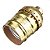 Soquete Bocal Antigo Vintage Retro Bronze Lampada E27 Golden - Imagem 2