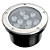 Spot Balizador LED 9W Verde para Piso - Imagem 1