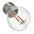 Lâmpada LED Bolinha Filamento E27 2w Vermelha | Inmetro - Imagem 3