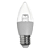 Lâmpada LED Vela Cristal E27 4,5W Bivolt Branco Frio | Inmetro - Imagem 1