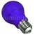 Lâmpada LED Bulbo 6W E27 Lilás Bivolt - Imagem 3