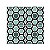Azulejos Geométrico - Verde - 16 peças com 20x20 cm cada - Imagem 2