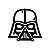 Darth Vader II Adesivo Decorativo 40 x 40 cm - Imagem 2