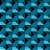 Geométrico 3D Azul - Papel de Parede - Imagem 2