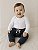 Conjunto de Bebê Henrique (Body + Calça Canelada (9 Meses) - Imagem 1
