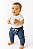 Calça Canelada Chumbo Unissex (Rn-3m);(6-9m) - Imagem 1
