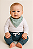 Look de Bebê (6 meses) Calça + Body + Babador - Imagem 1