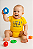 Kit com 3 Bodies Unissex (9 meses) - Imagem 4