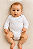 Body Manga Longa Branco (6m) ; (9m) - Imagem 1