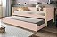 Cama Principal + Cama Auxiliar Noah Pés em Madeira Natural Reller - Imagem 5