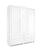 Guarda Roupa Infantil Branco 3 Portas Paris Puppi Mobile - Imagem 2