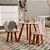 Mesa Oval Infantil Puppi Mobile - Imagem 1