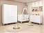 Quarto de Bebê Completo Elfe Classic com Cômoda Sapateira e Pés em Madeira Natural Reller - Imagem 5