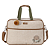 Bolsa Maternidade M Leão com Bolso Frontal e Lateral Bege - Batistela Baby - Imagem 2
