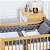 Kit Berço Trança Linho Jeans com Bordado Delicado, 100% Algodão 6 Peças - Batistela Baby - Imagem 4