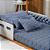 Colcha Matelada com Elástico Solteiro Linho Jeans - Batistela Baby - Imagem 11