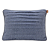 Almofadinha em Linho Jeans Drapeada 40 x 30 cm (avulsa) - Batistela Baby - Imagem 1