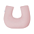 Almofada de Amamentação Rosê com Zíper - Baby Style - Imagem 1