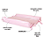 Trocador Anatômico Rosa com Elevações nas Laterais e Plástico Impermeável Removível - Batistela Baby - Imagem 2