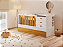 Berço Multifuncional Luna com Cama Auxiliar - Móveis Reller - Imagem 9