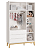 Guarda-Roupa BOOM Classic 3 Portas e 3 Gavetas pés madeira natural - Imagem 5