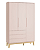 Guarda-Roupa BOOM Classic 3 Portas e 3 Gavetas pés madeira natural - Imagem 7