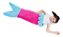 Cobertor infantil Cauda de Sereia -Rosa - Imagem 1