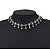 COLAR CHOKER FLORIDO COM PINGENTES BOLINHAS BOHO INDIANO - Imagem 1